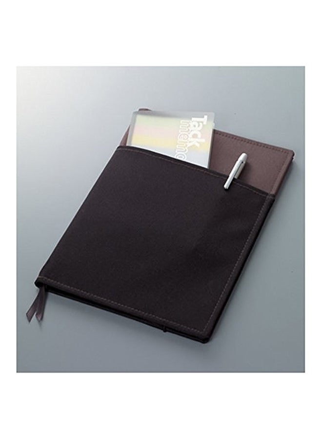 Ifusion A5 Refillable Notebook Cover Black/Brown  - Image 3