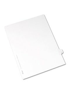 AVERY 25 Piece Individual Legal Exhibit Divider White  - Image 1