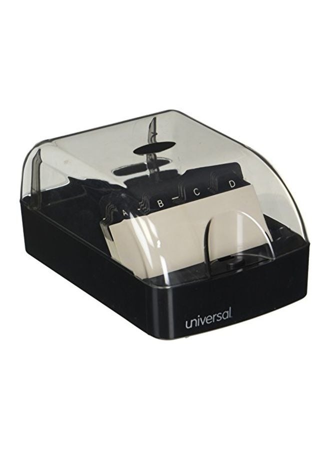 UNIVERSAL Push-Button Business Card Holder Black - Image 2