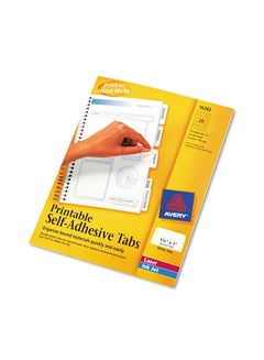 AVERY Pack Of 80 Printable Tab White  - Image 3