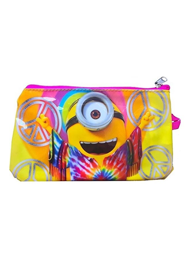 Ifusion Minion Movie Pencil Holder Yellow/Pink 