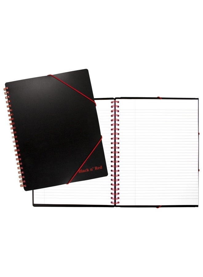 Black n' Red Filing Ruled Notebook With Twinwire Black/Red - Image 2