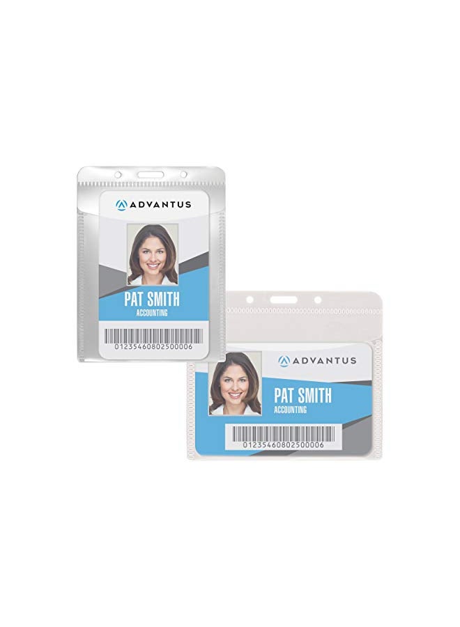 أدفانتوس طقم حامل شارات من 50 قطعة شفاف - Image 1