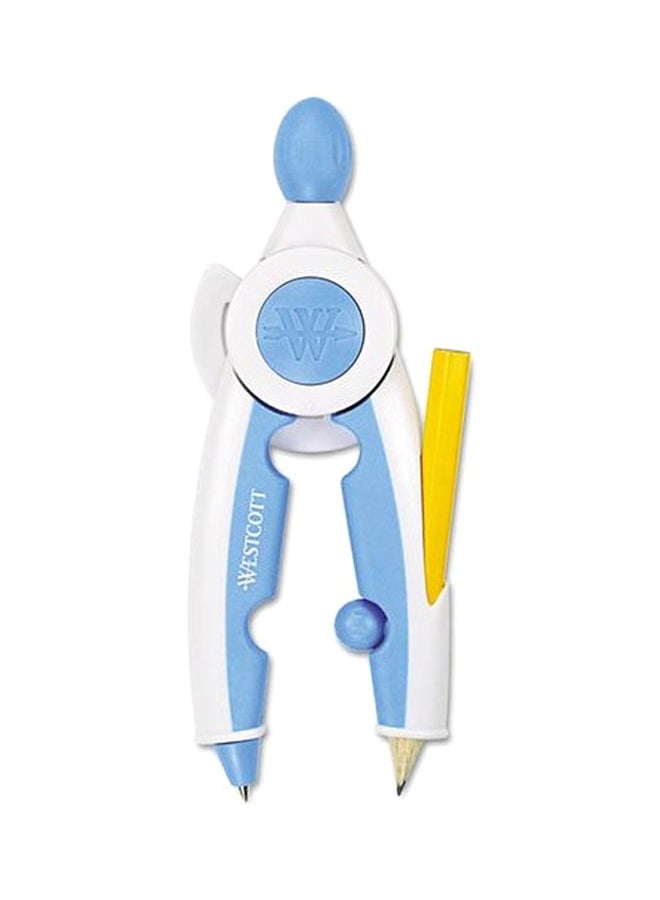 Westcott Soft Touch School Compass White/Blue