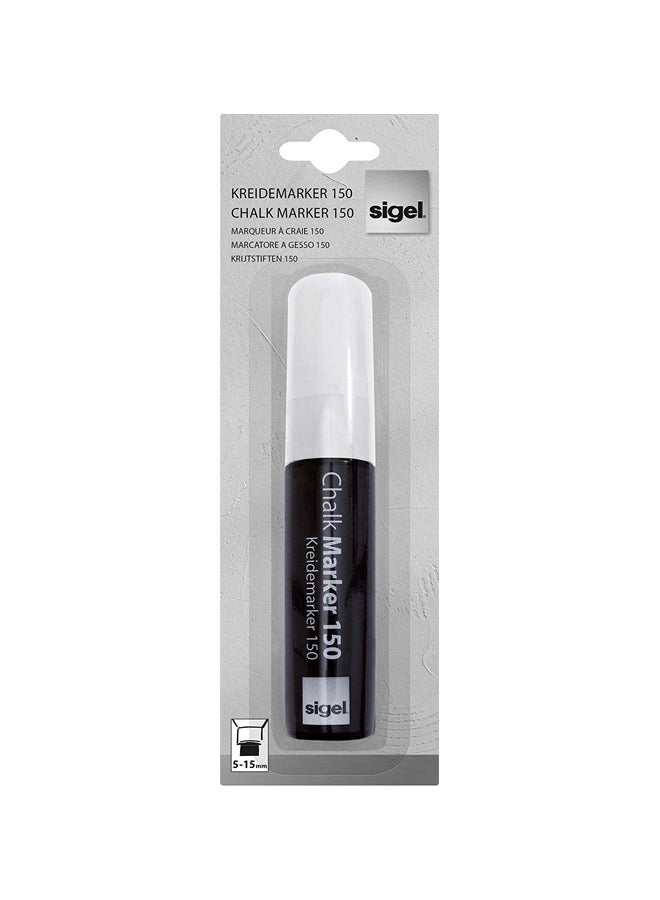 Sigel Chalk Marker Black/White  - Image 1