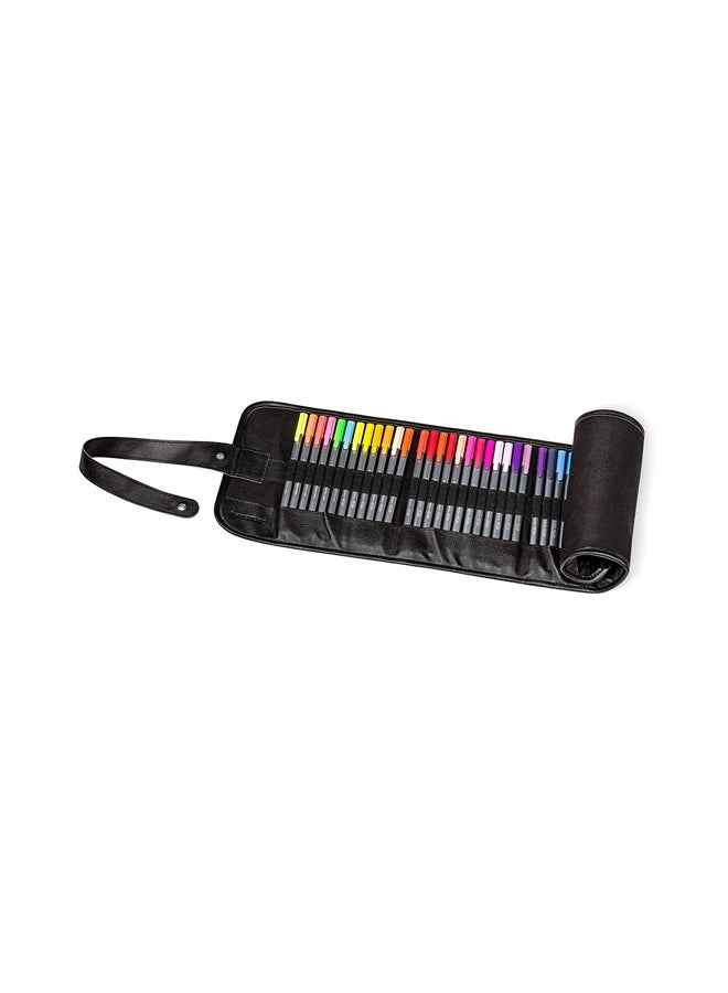Triplus Pack Of 48 Fineliners Roll-Up Set - Image 2