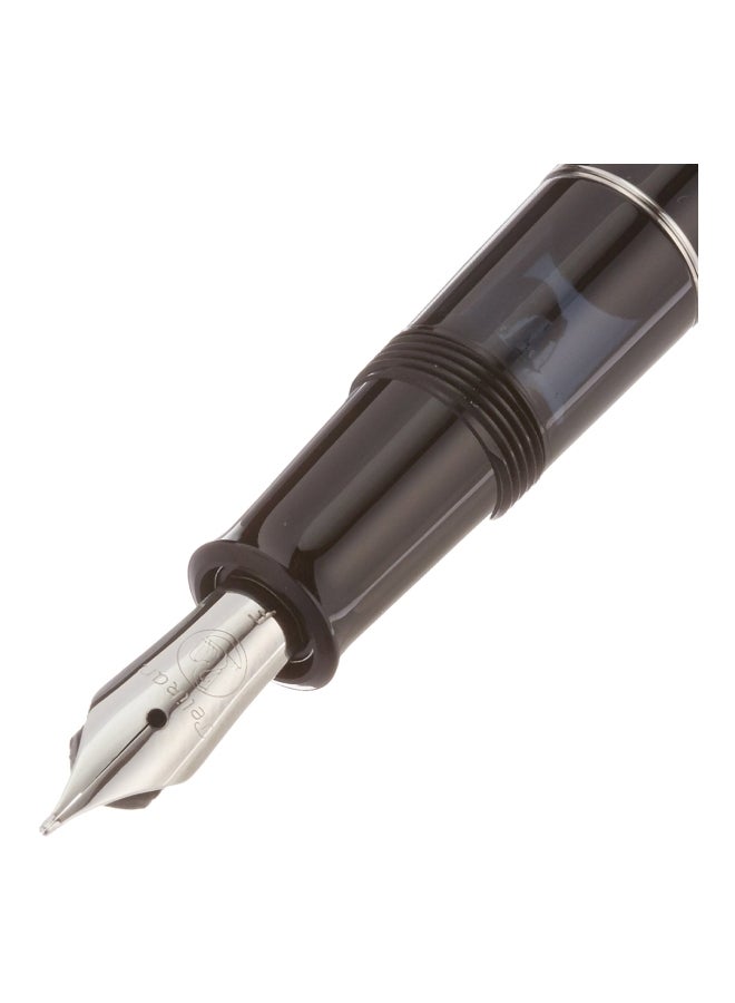 Pelikan 215 Ring Design Fountain Pen Black/Steel  - Image 3