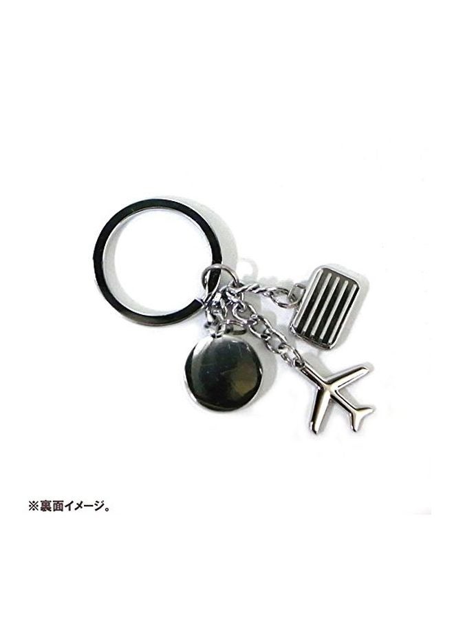 Troika Travel Charms Keyring Blue/Silver  - Image 2