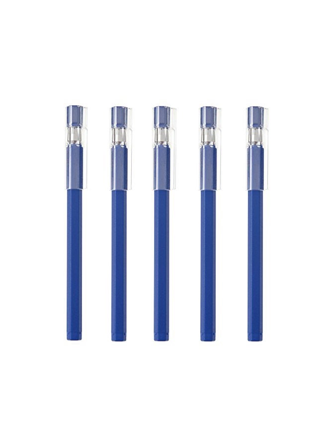 5-Piece Gel Ink Pen Blue - v1552581918/N21987597A_1