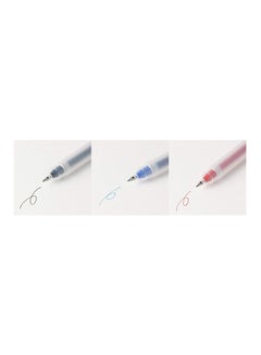 MUJI 9-Piece Pen Set Clear/Black/Blue  - Image 2