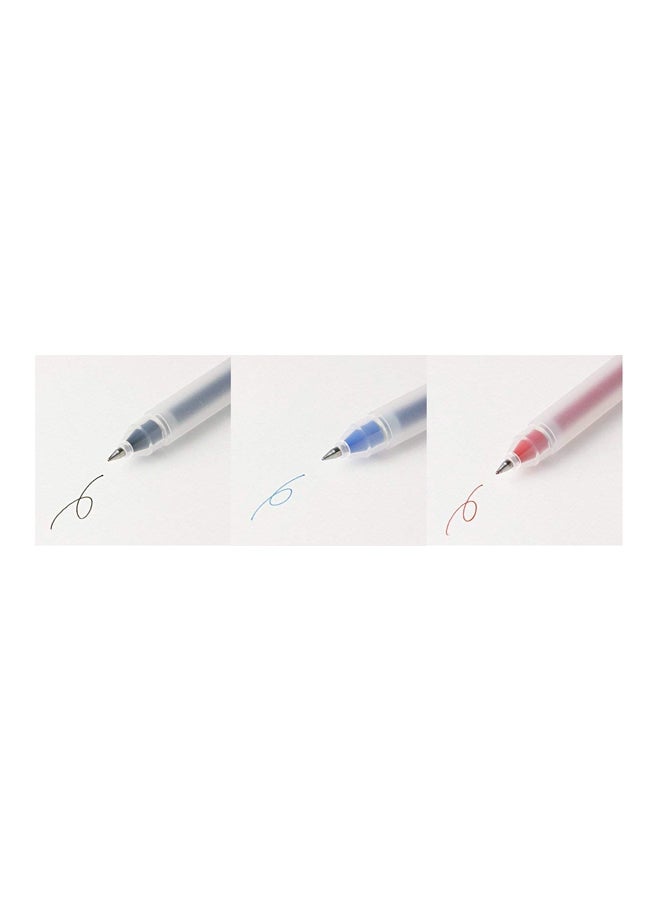 MUJI 9-Piece Pen Set Clear/Black/Blue  - Image 2