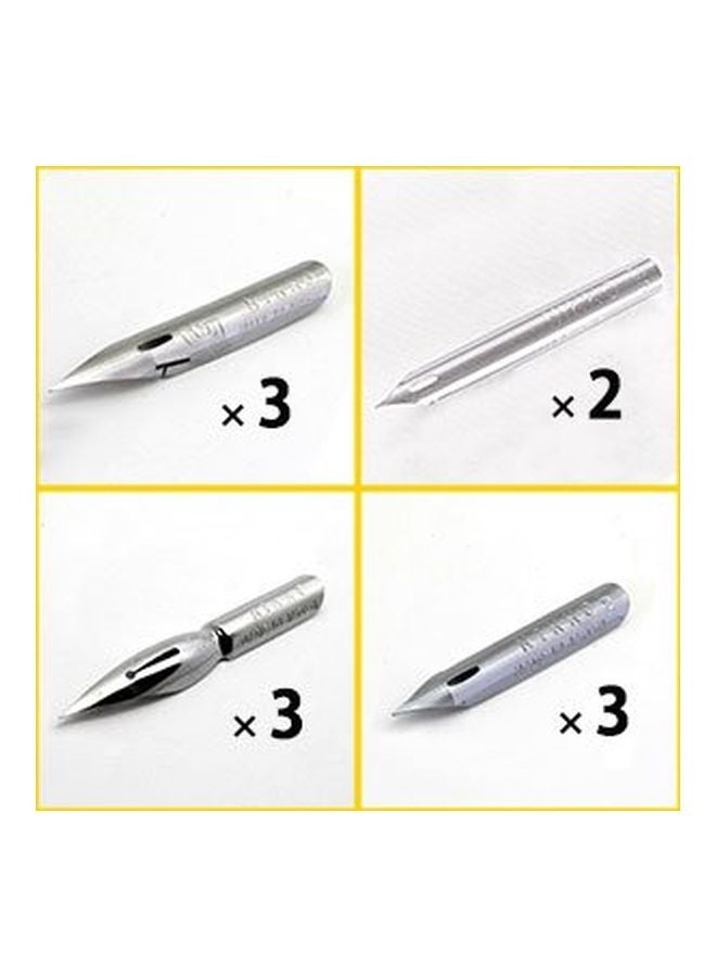 NIKKO 11-Pieces Nibs Set Silver - Image 2