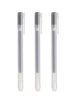 MUJI 3-Piece Pen Set Clear/Black 