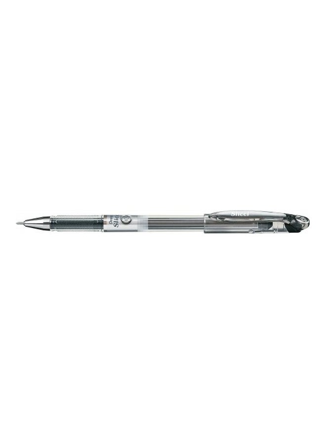 Pentel Needle Tip Ballpoint Pen Clear/Black - Image 4