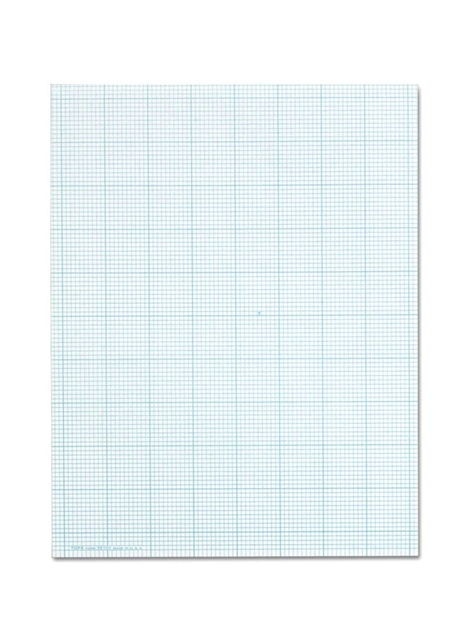 TOPS Cross Section Graph Rule Pads White/Green  - Image 1