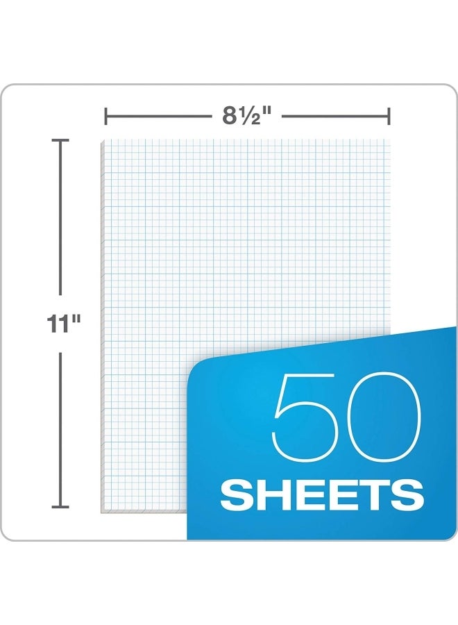 TOPS Cross Section Graph Rule Pads White/Green  - Image 2
