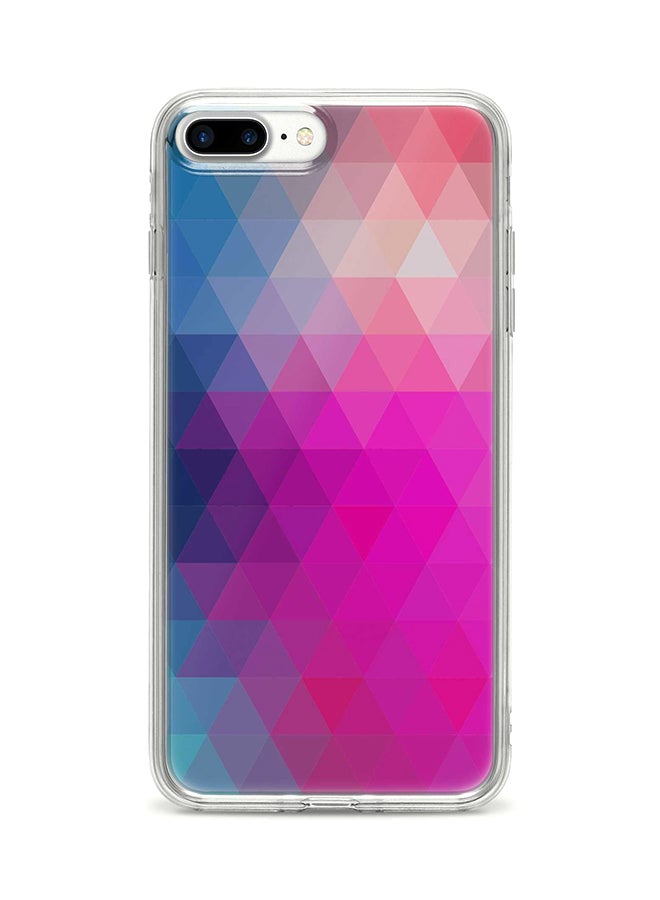 Stylizedd Protective Case Cover For Apple iPhone 8 Plus Violet Prism Full Print