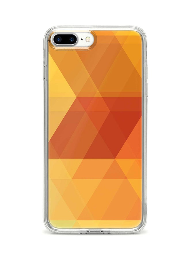 ستايلايزد غطاء حماية واق لهاتف أبل آيفون 8 بلس طباعة كاملة بنقشة يلو فيفر