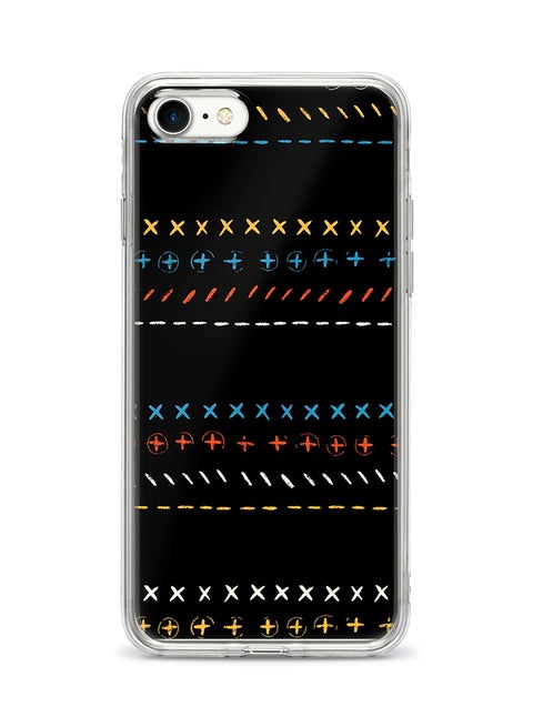 Protective Case Cover For Apple iPhone 8 Basic Math Full Print