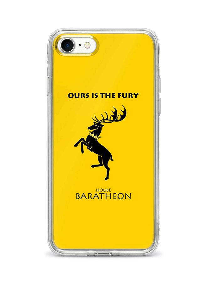 غطاء حماية واق لهاتف أبل آيفون 8 مطبوع بالكامل بعبارة House Baratheon من مسلسل Game of Thrones