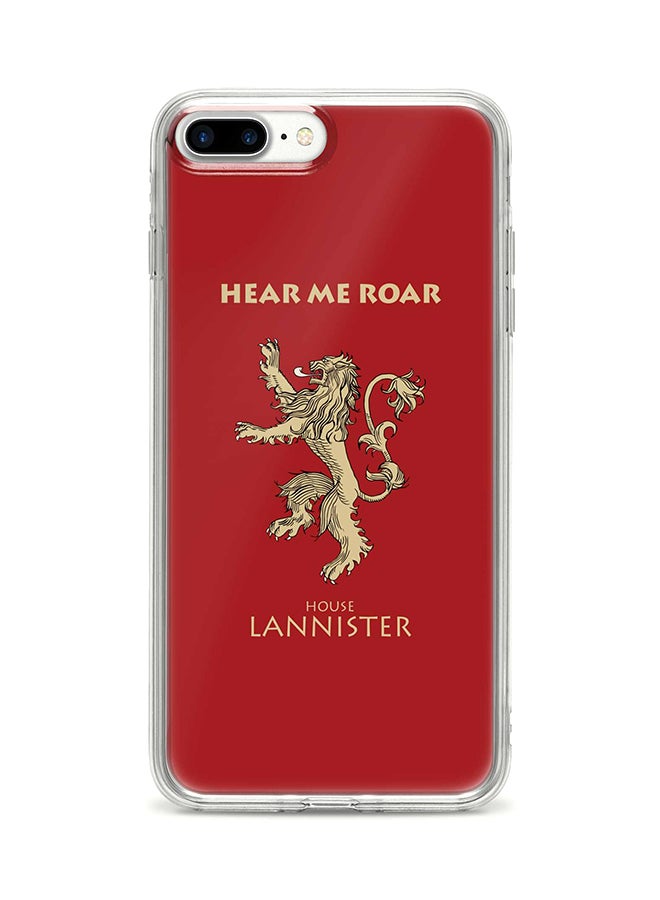 غطاء حماية واقٍ لهاتف أبل آيفون 8 بلس نمط مطبوع بعبارة "House Lannister"