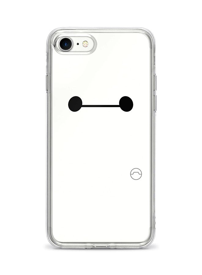 Stylizedd Protective Case Cover For Apple iPhone 8 White/Black