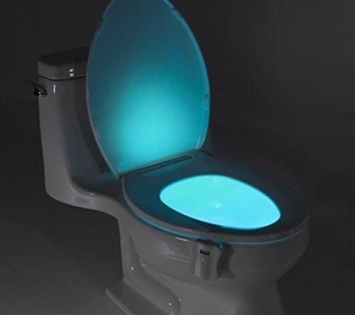 Colour Changing Motion Sensor Toilet Light Blue/Red/Green - Image 4