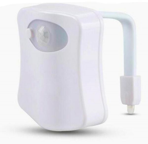 Colour Changing Motion Sensor Toilet Light Blue/Red/Green - Image 1