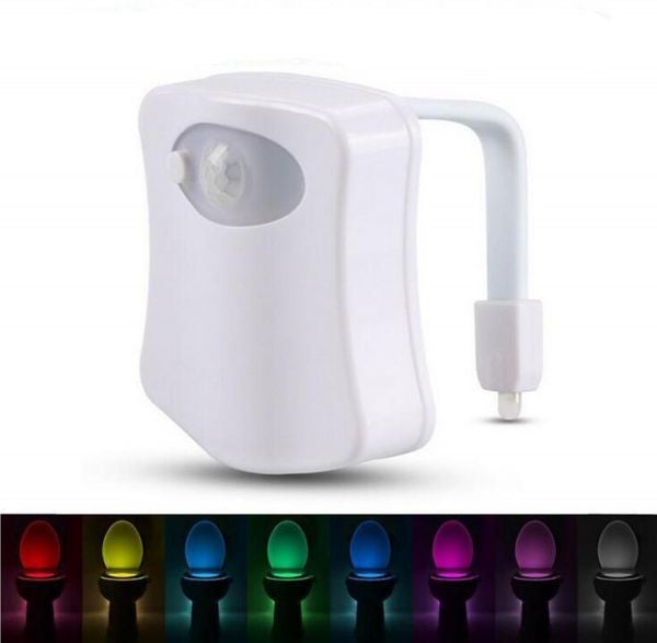 Colour Changing Motion Sensor Toilet Light Blue/Red/Green - Image 4