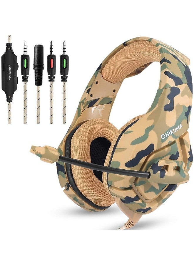 onikuma 3.5 mm Over-Ear Wired Gaming Headphone With Mic  - Image 1