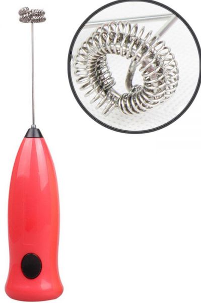 Generic Milk Frothers Red/Silver 225mm  - Image 1