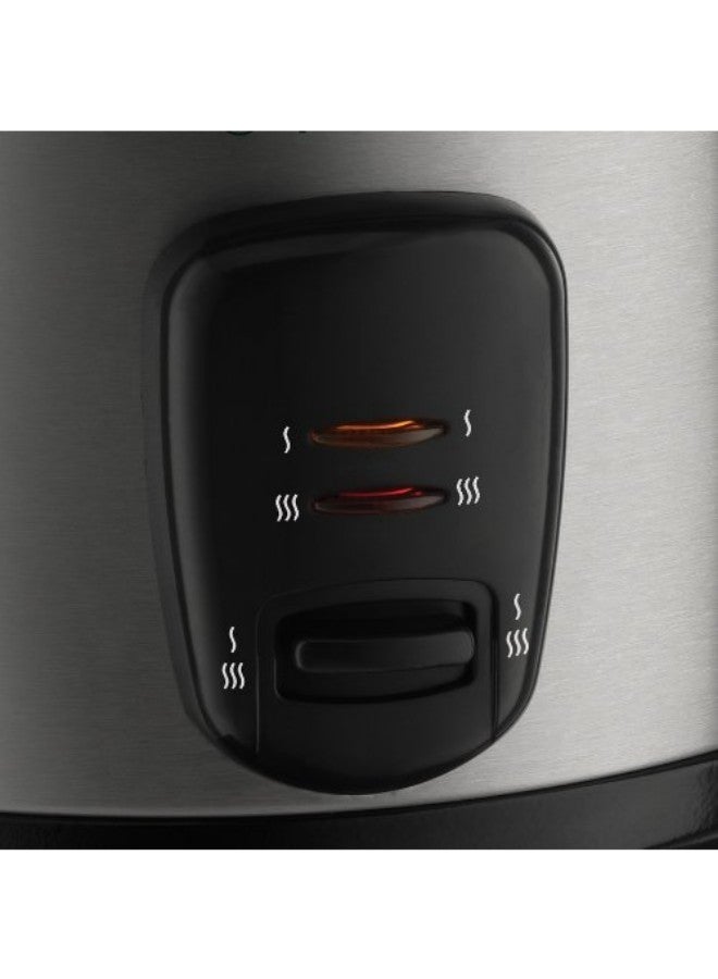 راسيل هوبز وعاء غير لاصق لطهي الأرز سعة 1.8 لتر 1.8 L 700.0 W 19750-56 أسود/فضي  - Image 2