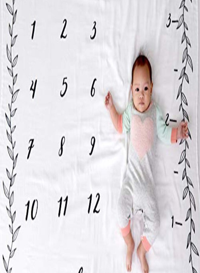 Pondering Pine - Milestone Organic Baby Blanket For Baby - Image 1