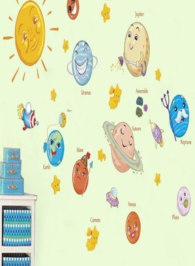 Cartoon Removable Universe Room Wall Art Decor - v1552631348/N22019542A_2