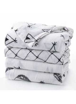4-Piece Soft Swaddle Blanket Set - v1552631424/N22019644A_1
