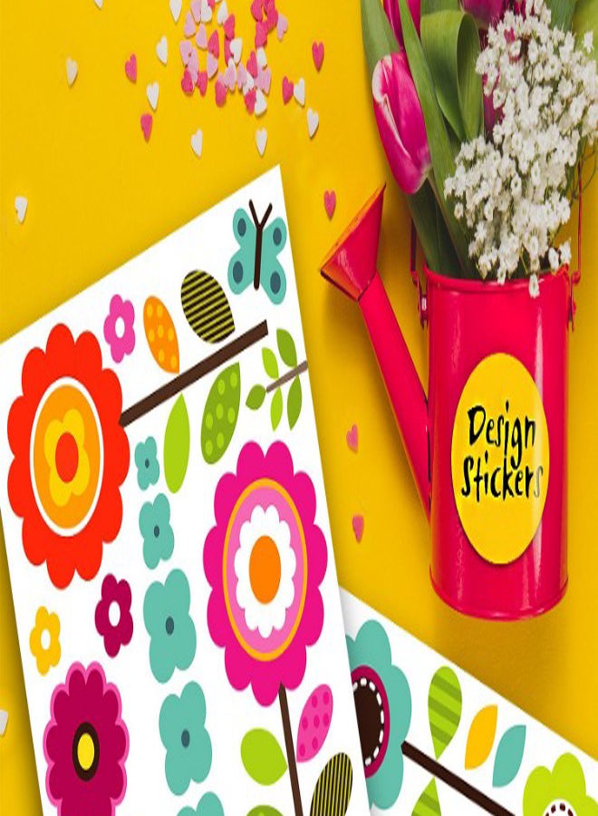 DesignStickers - Floral Garden Design Wall Sticker - Image 1