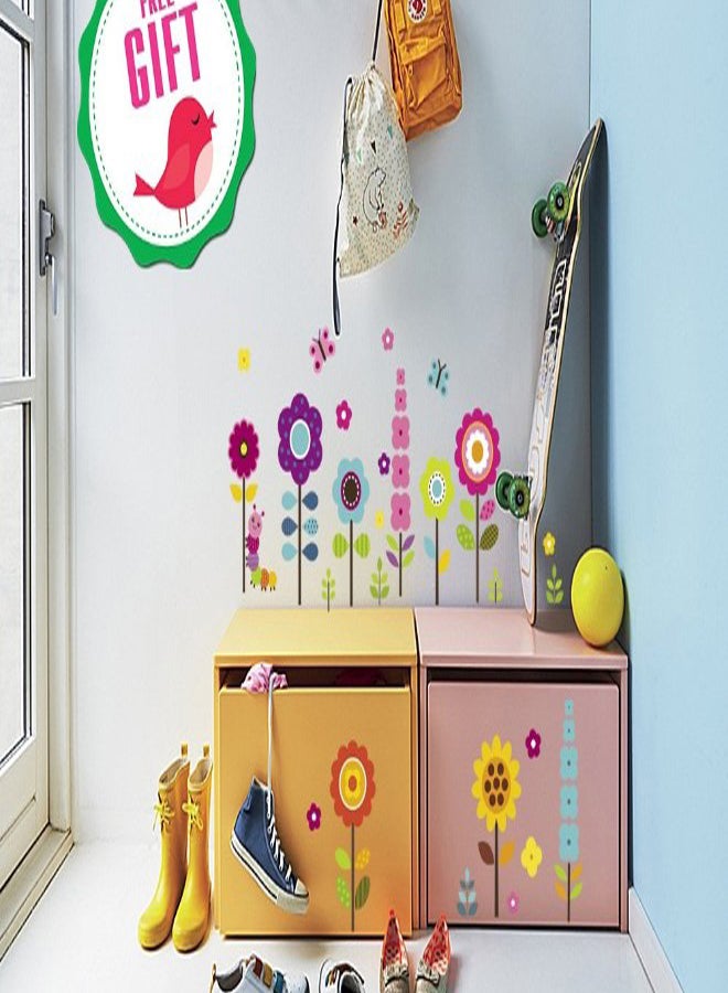 DesignStickers - Floral Garden Design Wall Sticker - Image 1