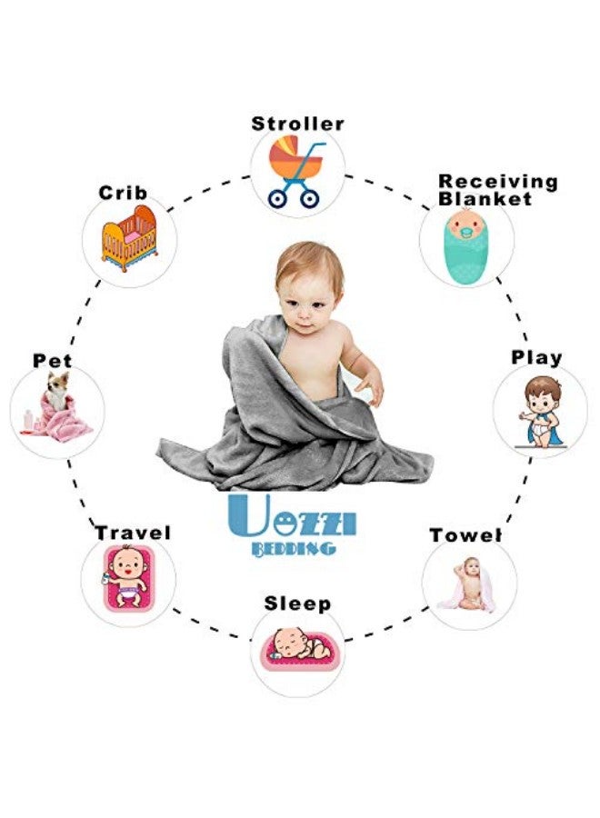 Uozzi Bedding Fleece Cozy Receiving Blanket - Image 5