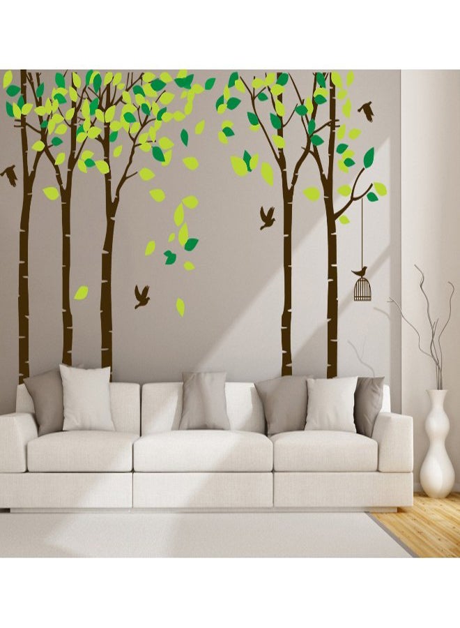 Amaonm Removable Jungle Trees Wall Sticker - Image 1