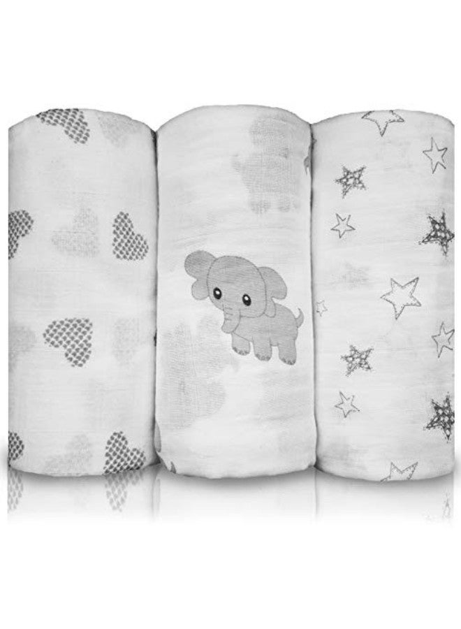 3-Piece Swaddle Baby Blanket Set - v1552631675/N22019660A_1