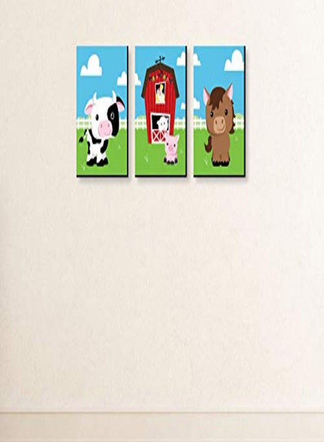 Big Dot of Happiness 3-Piece Barnyard Nursery Wall Set  - Image 3