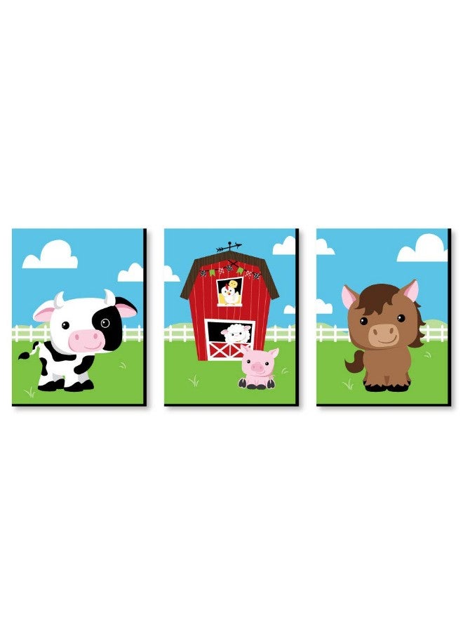 Big Dot of Happiness 3-Piece Barnyard Nursery Wall Set  - Image 1