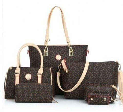 6-Piece Handbag Set Multicolour