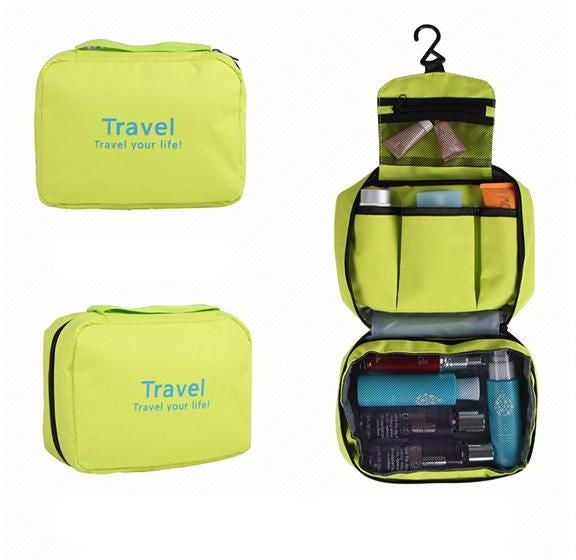Waterproof Makeup Organizer Green