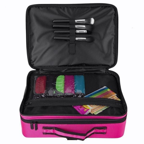 Medium Professional Makeup Organizer Pink - Image 2