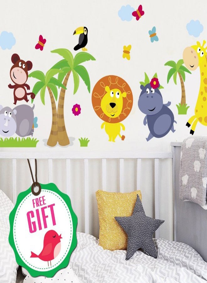 Animal Safari Jungle Wall Sticker - v1552632130/N22019101A_2