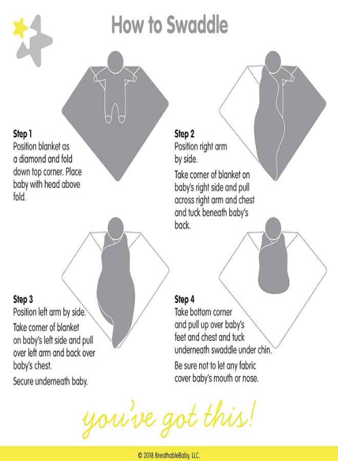 بريثابل بيبي بطانية قماط فعالة قابلة للتهوية من قطعتين - Image 5