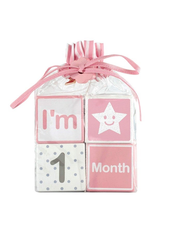 I'm 4-Piece Monthly Milestone Age Block Set - Image 1
