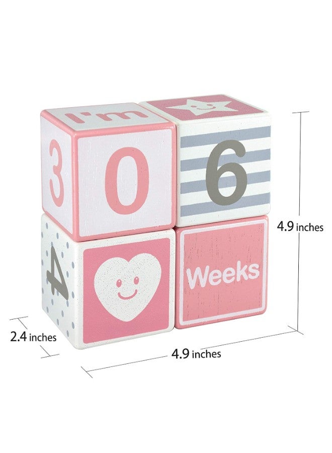 I'm 4-Piece Monthly Milestone Age Block Set - Image 2