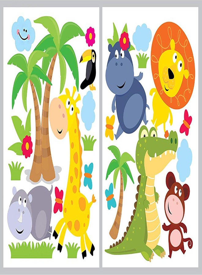 Animal Safari Jungle Wall Sticker - v1552632245/N22019101A_1